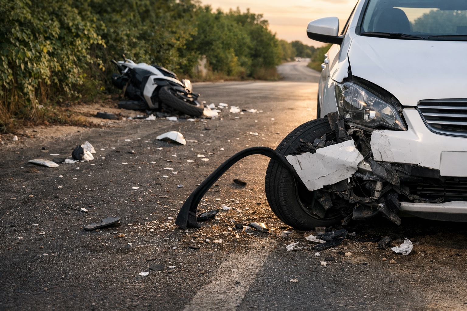 Scontro auto-moto a Comiso, centauro 15enne in elisoccorso a Catania