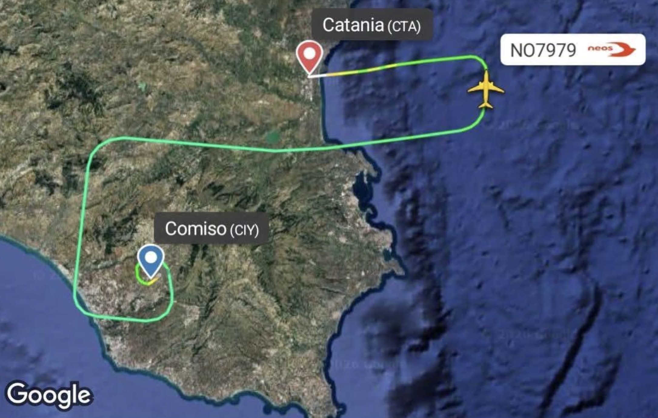 Volo decollato dall’aeroporto di Comiso e diretto a Milano costretto ad atterrare a Catania per il vento