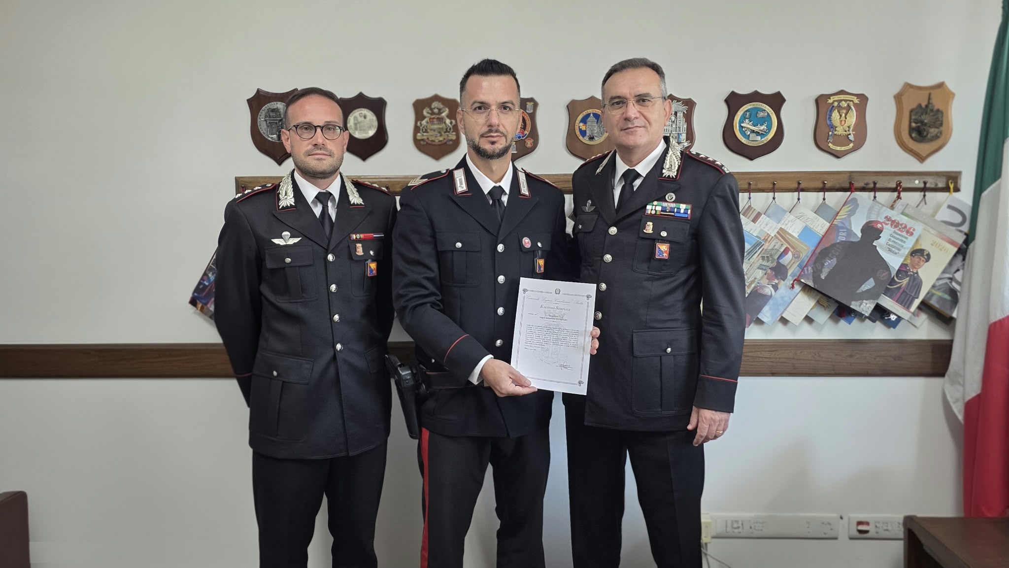 Comiso, salvò anziana dall’annegamento: encomio a un carabiniere