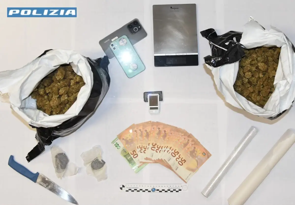 Arresto droga Comiso, sequestrati 1,6 chili di marijuana