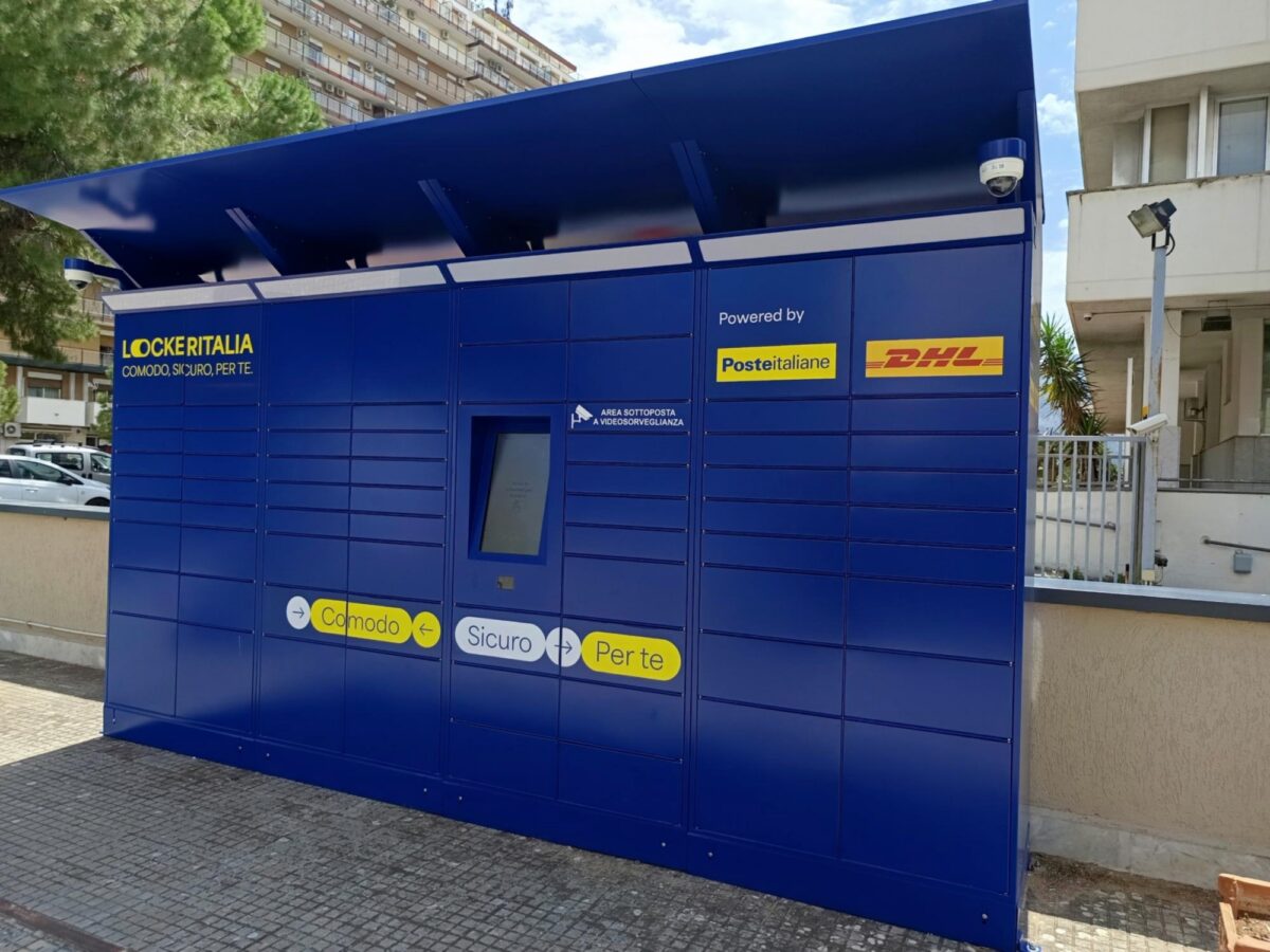 A Ragusa e provincia 22 nuovi armadietti locker per l'e-commerce