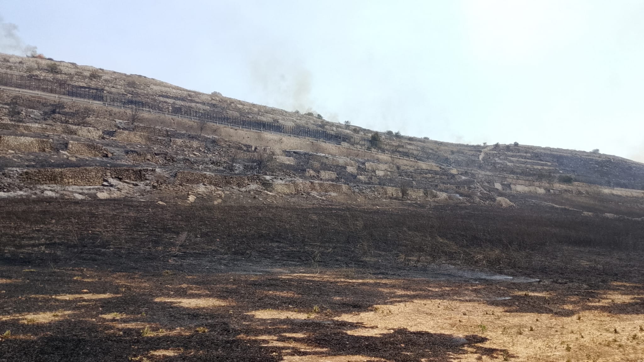 L'incendio del 12 agosto è arrivato nel Parco archeologico di Cava Porcaro: lambite le catacombe e alcune abitazioni
