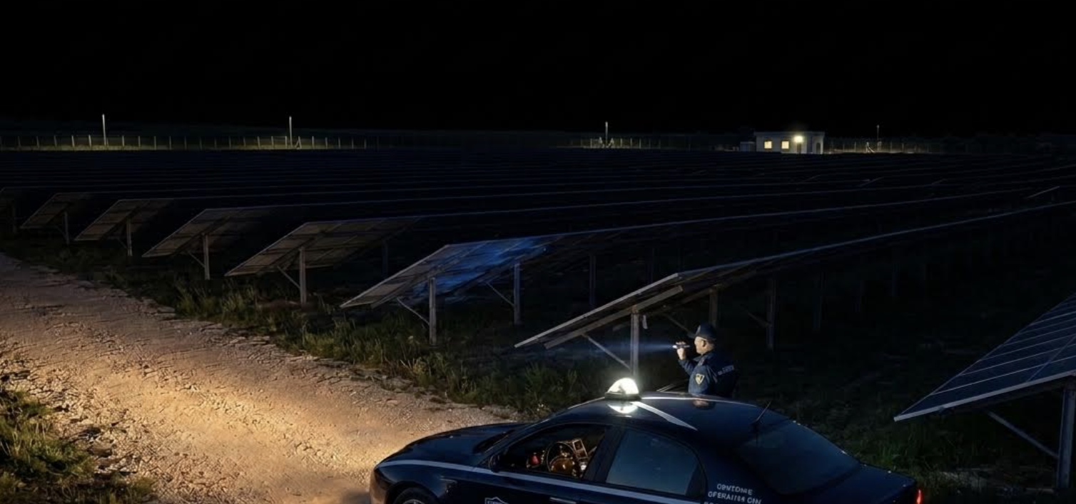 Ladri di cavi nel fotovoltaico di Comiso: le guardie li sorprendono nella notte, fuga tra i campi